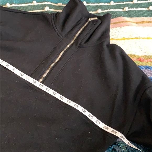 Half-Zip French Terry Funnel-Neck Sweatshirt - Picture 3 of 10